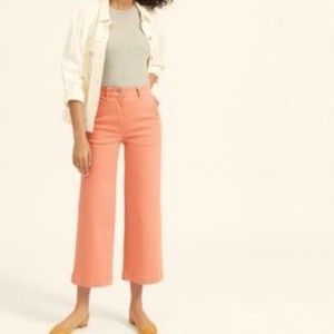 Wide Leg Cropped Pants